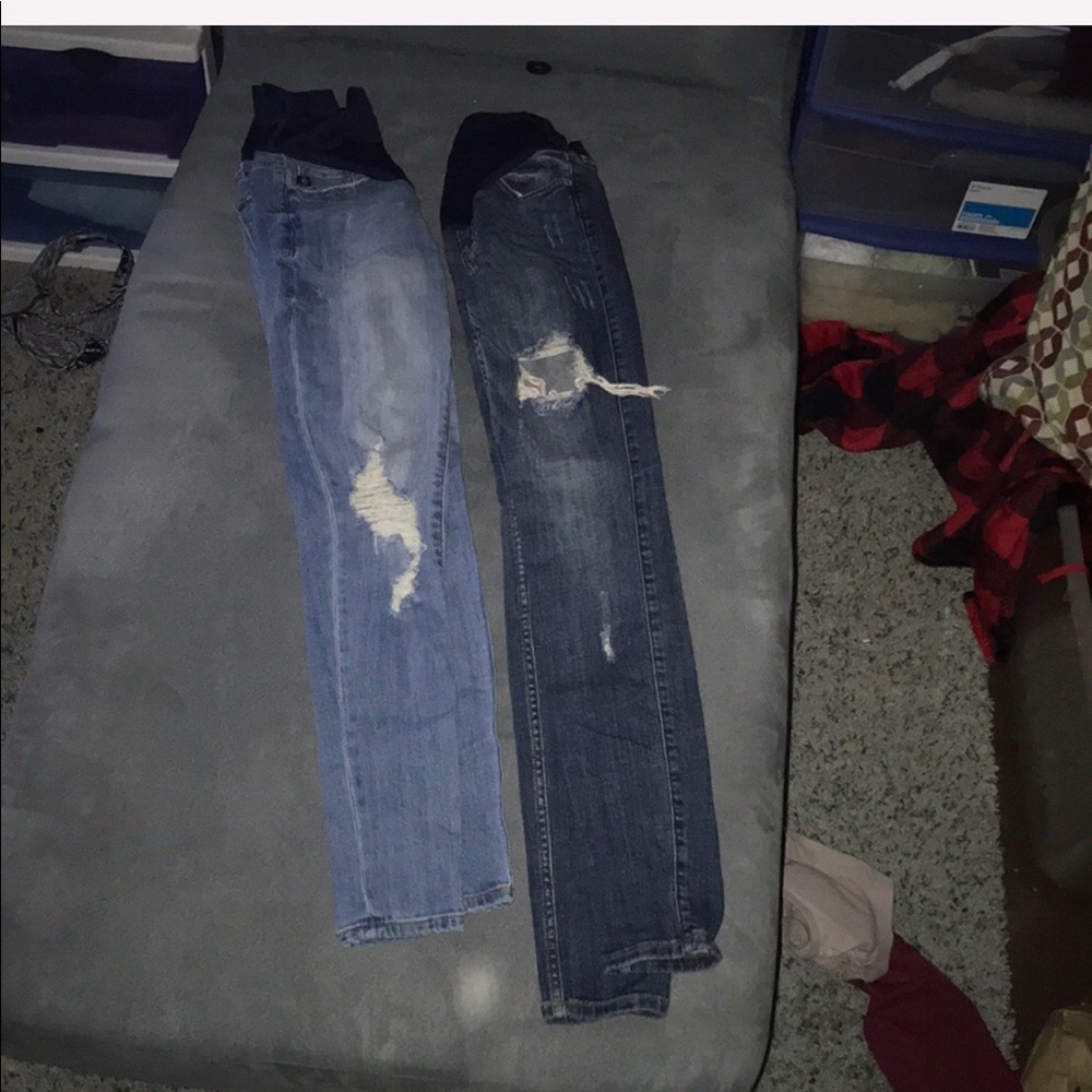 Maternity skinny jeans/jeggings (size 25 or 0)